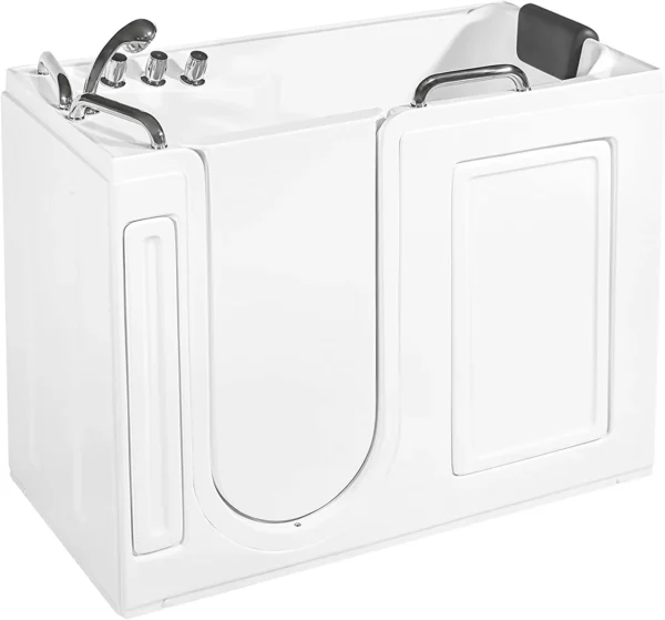 Enhance Your Bathroom with a 53-Inch Walk-In Freestanding Tub-Bathtub for the elderly