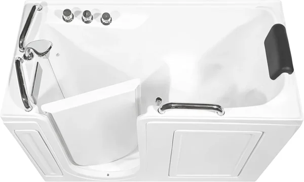 Enhance Your Bathroom with a 53-Inch Walk-In Freestanding Tub-Bathtub for the elderly