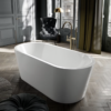 Contemporary Freestanding Oval Fiber Bath: A Perfect Addition to Modern Homes