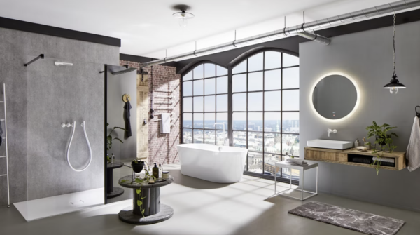 Contemporary Freestanding Oval Fiber Bath: A Perfect Addition to Modern Homes