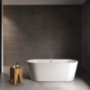 Contemporary Freestanding Oval Fiber Bath: A Perfect Addition to Modern Homes