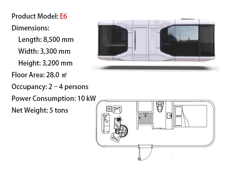 E6 Space Capsule House Exterior